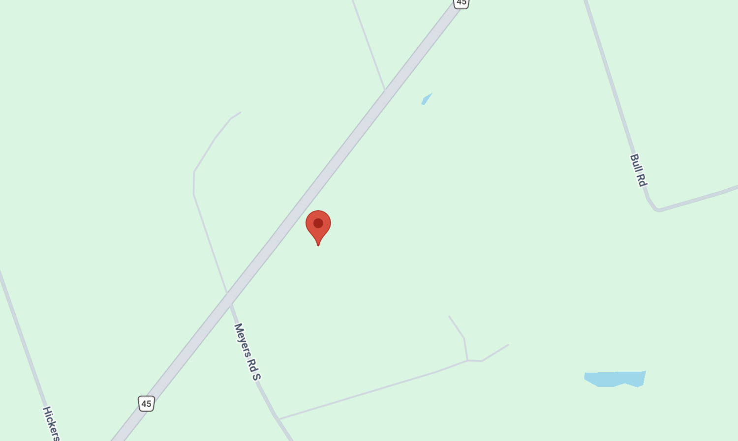 Map to Baltimore Valley Garden Centre in Baltimore, Ontario